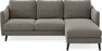 Madison Lux - 2-sits soffa med schäslong höger - Grå