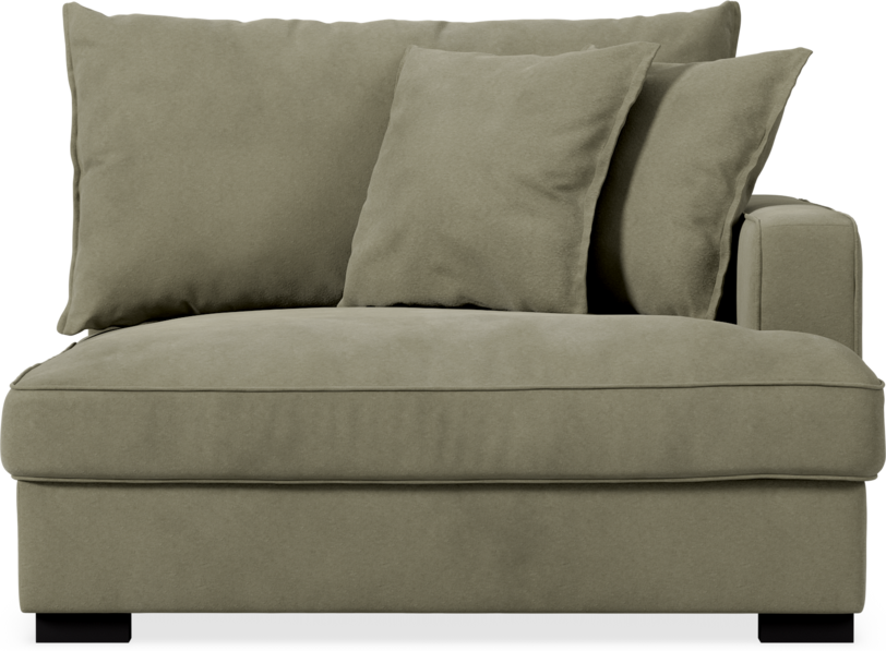 Rossi - 1,5-sits med armstöd höger - Grön