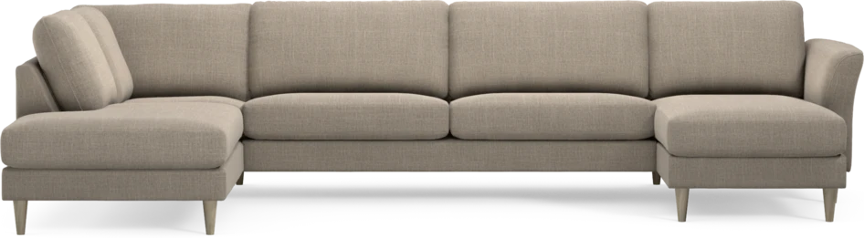 Bridge - 3-sits soffa med divan vänster och schäslong höger - Beige