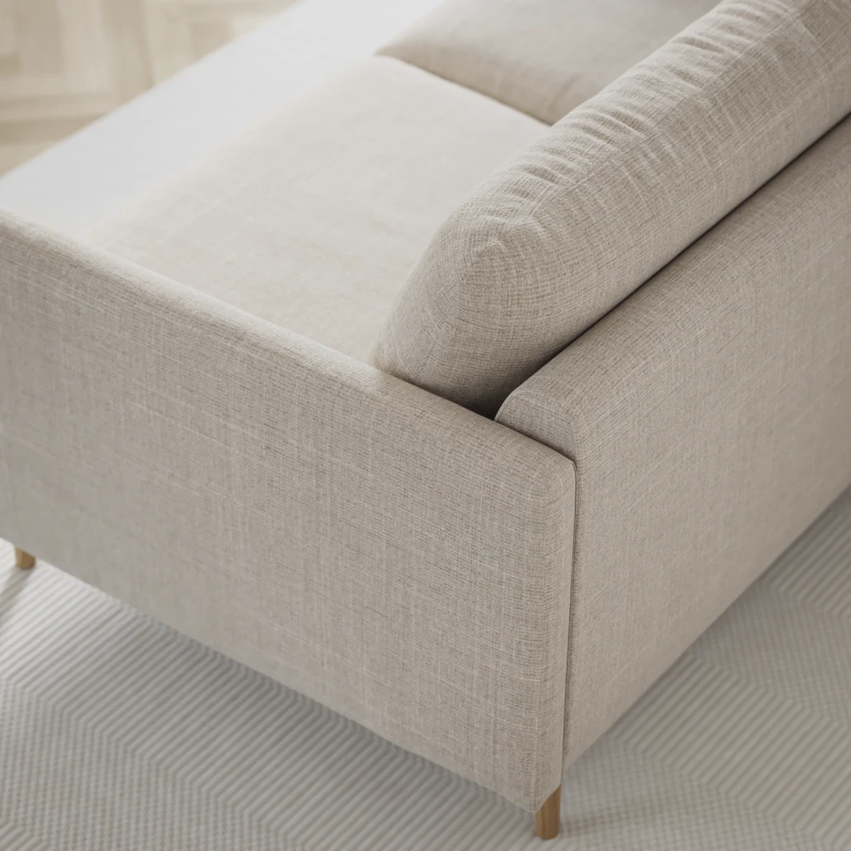 Madison - Hörnsoffa med schäslong vänster - Beige