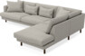 Harper - 3-sits soffa med divan höger - Beige