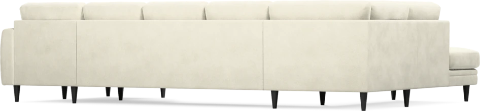 Eden - 3-sits soffa med divan vänster och schäslong höger - Vit