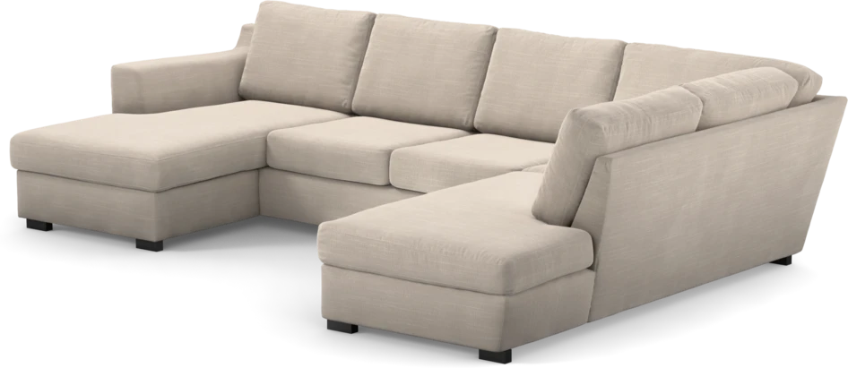 Friday - 3-sits soffa med schäslong vänster och divan höger - Beige