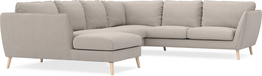 Madison - Hörnsoffa med schäslong vänster - Beige