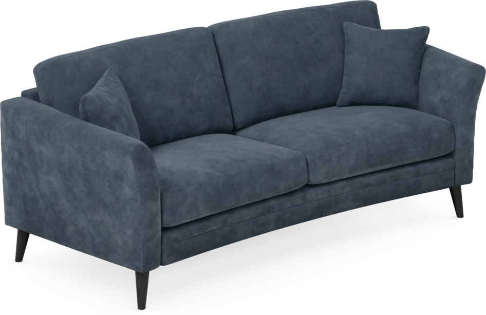Eden - 2,5-sits soffa svängd - Blå