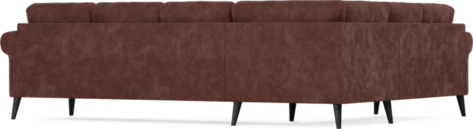 Eden - Hörnsoffa, 2+3-sits - Röd