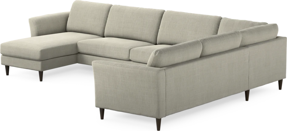 Bridge - Hörnsoffa, 3+2-sits med schäslong vänster - Beige