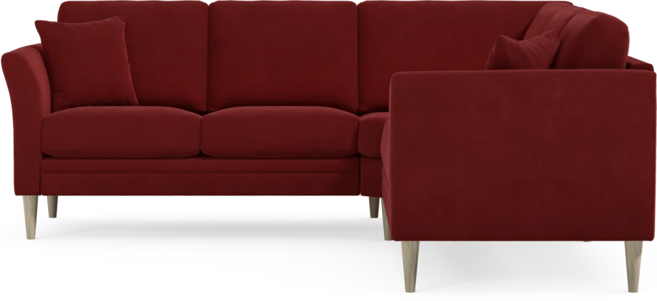 Eden - Hörnsoffa, 2+2-sits - Röd