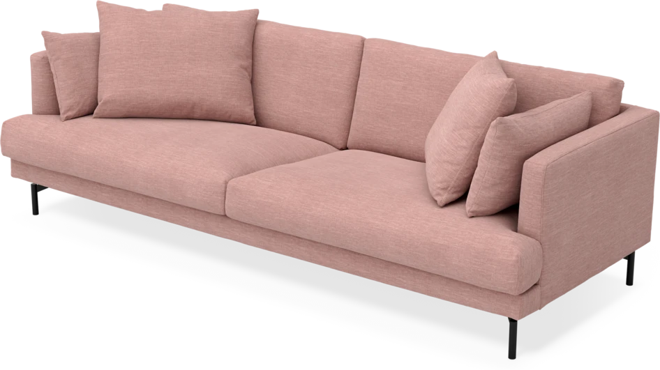 Harper - 4-sits soffa - Rosa