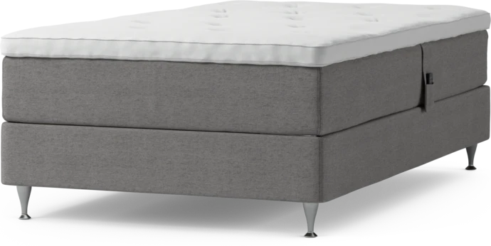 Delux Dream, Ställbar säng, enkelsäng med bäddmadrass och sängben