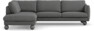Madison - 3-sits soffa med divan vänster - Grå