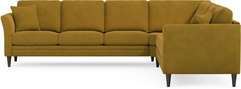 Eden - Hörnsoffa, 3+3-sits - Gul