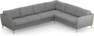 County - Hörnsoffa, 3+2-sits - Grå