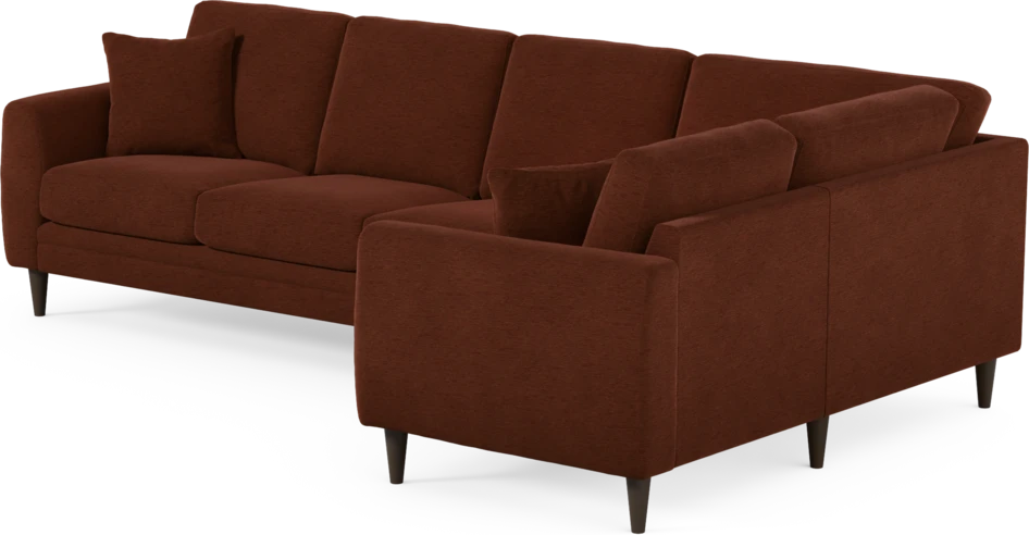Eden - Hörnsoffa, 3+1-sits - Orange