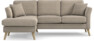 Eden - 2-sits soffa med schäslong - Beige