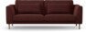 Willow - 3-sits soffa, fast klädsel - Röd