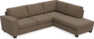 Friday - 2,5-sits soffa med divan höger - Brun