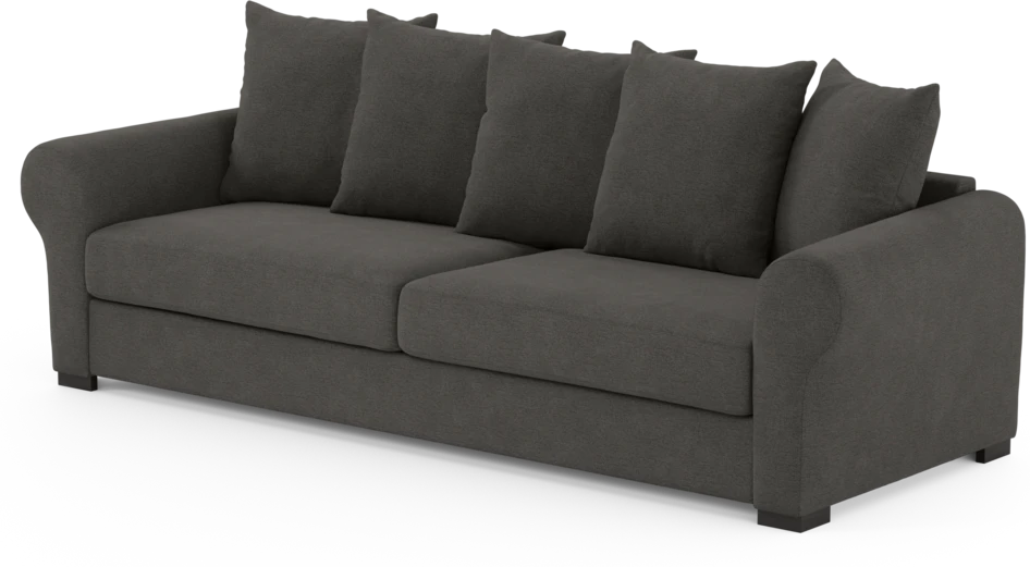 Town - 4-sits soffa - Brun