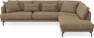 Harper - 3-sits soffa med divan höger - Brun
