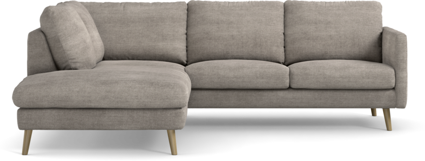 Madison Lux - 2-sits soffa med divan vänster - Beige