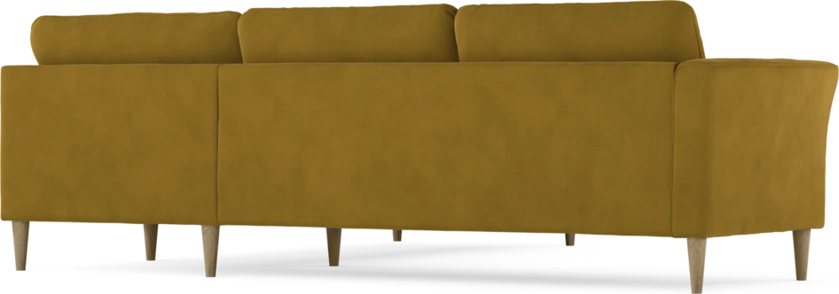 Bridge - Hörnsoffa, 2+2-sits - Gul