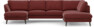 Madison Lux - 2-sits soffa med schäslong vänster och divan höger - Rosa