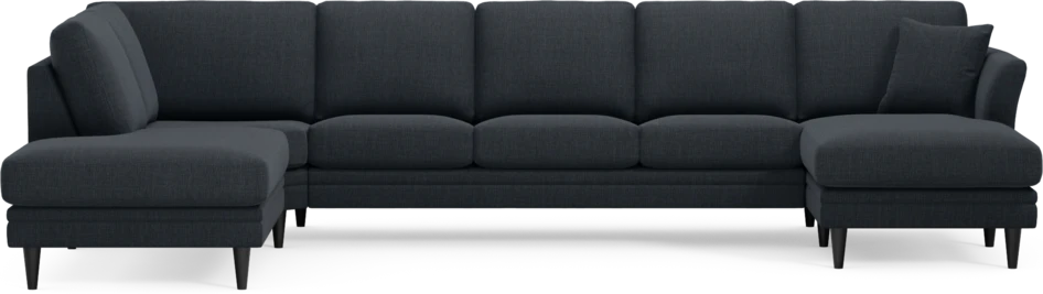 Eden - 3-sits soffa med divan vänster och schäslong höger - Blå