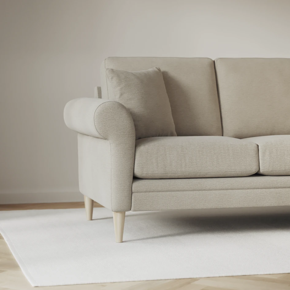 Eden - Hörnsoffa, 1+3-sits - Brun