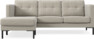 Rio - 3-sits soffa med schäslong vänster - Beige