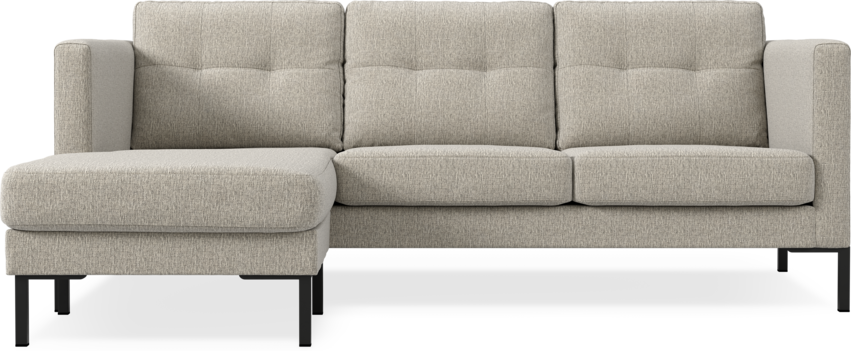 Rio - 3-sits soffa med schäslong vänster - Beige