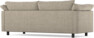 Cherrie - 2,5-sits soffa, fast klädsel - Beige