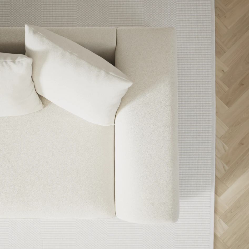 Town - 3-sits soffa - Vit