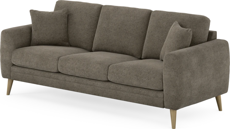 Eden - 3-sits soffa - Brun