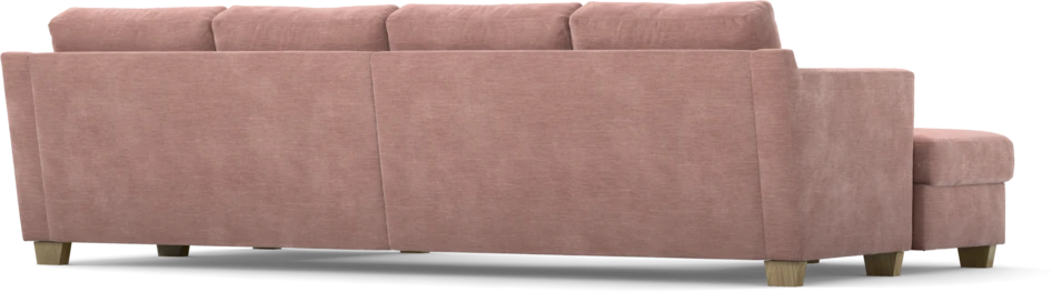 Friday - 2-sits soffa med två schäslonger - Rosa