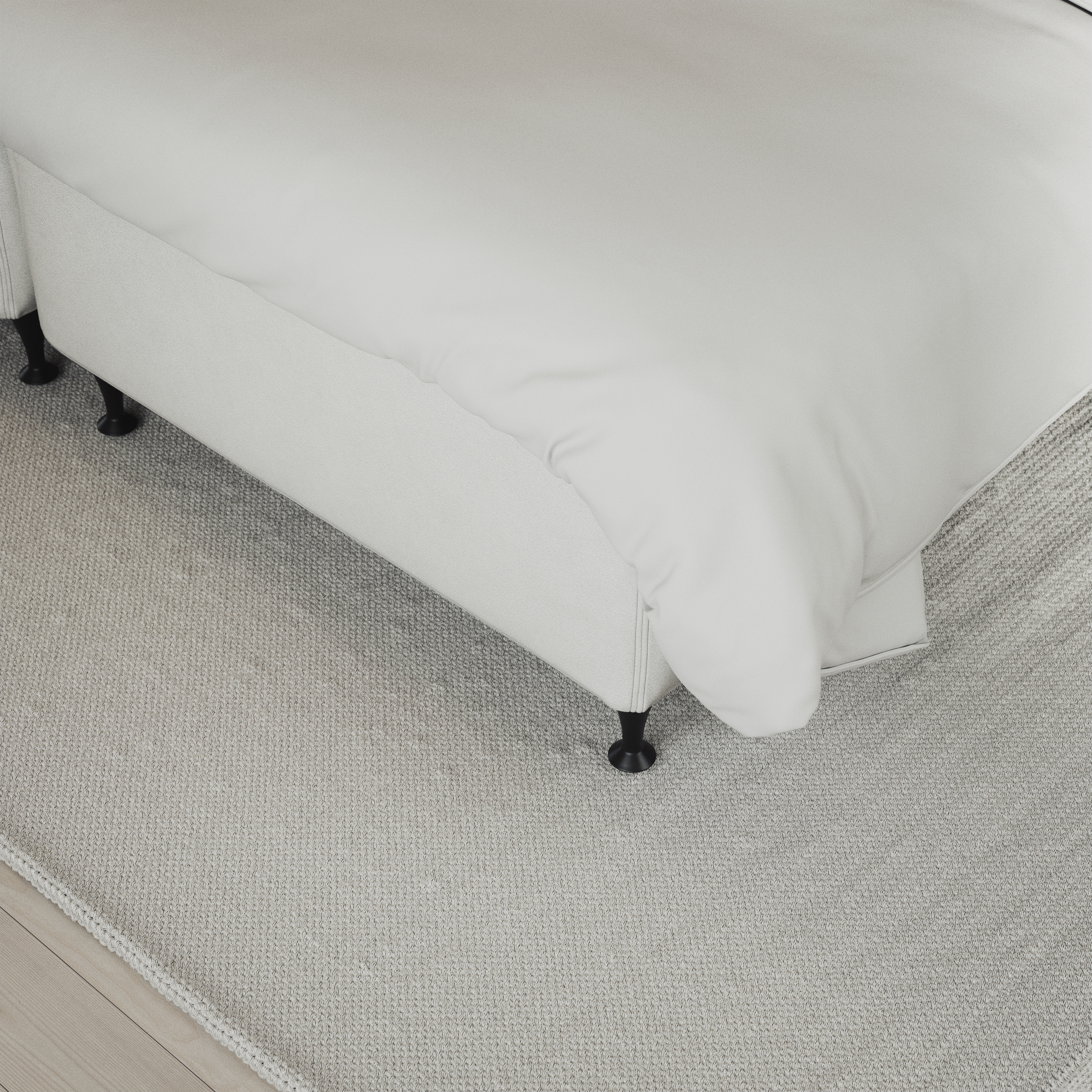Delux Exclusive - Kontinentalsäng, enkelsäng 140 cm med bäddmadrass och sängben - inspiration