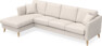 Eden - 3-sits soffa med schäslong - Beige