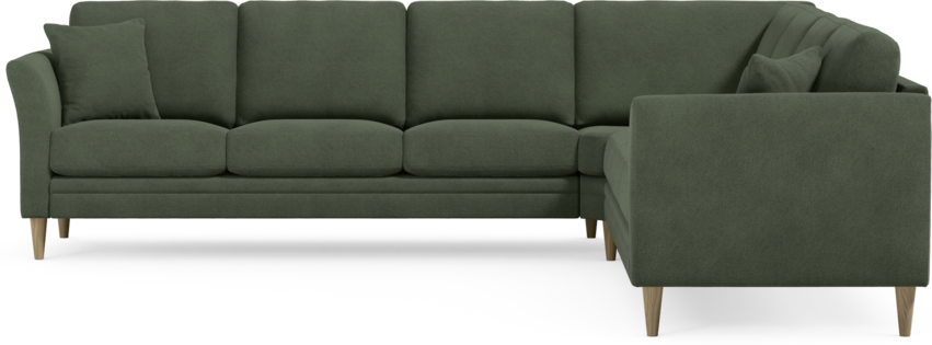 Eden - Hörnsoffa, 3+3-sits - Grön