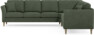 Eden - Hörnsoffa, 3+3-sits - Grön