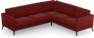Bridge - Hörnsoffa, 3+2-sits - Röd