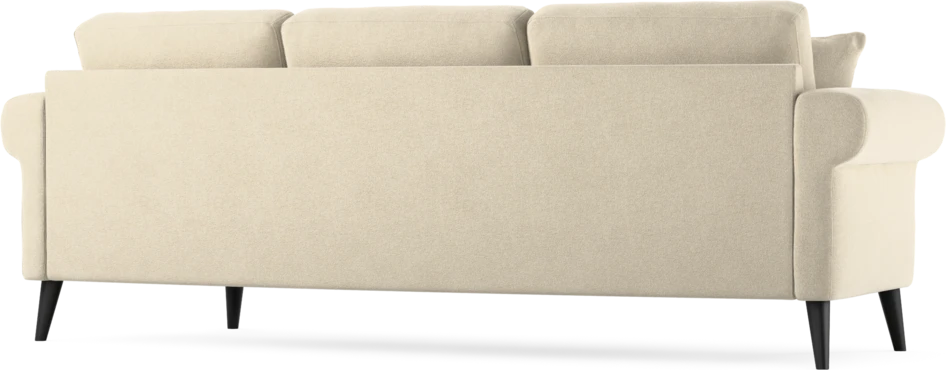 Eden - 3-sits soffa svängd - Beige