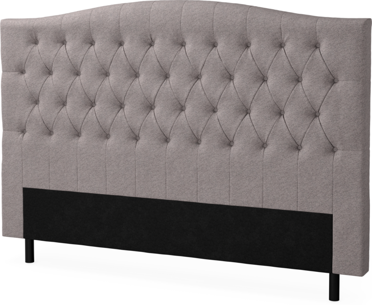 Delux Välvd - Sänggavel, 90-210 cm - Grå