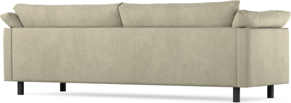 Cherrie - 4-sits soffa, hel dyna, fast klädsel - Beige