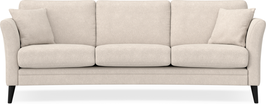 Eden - 3-sits svängd - Beige