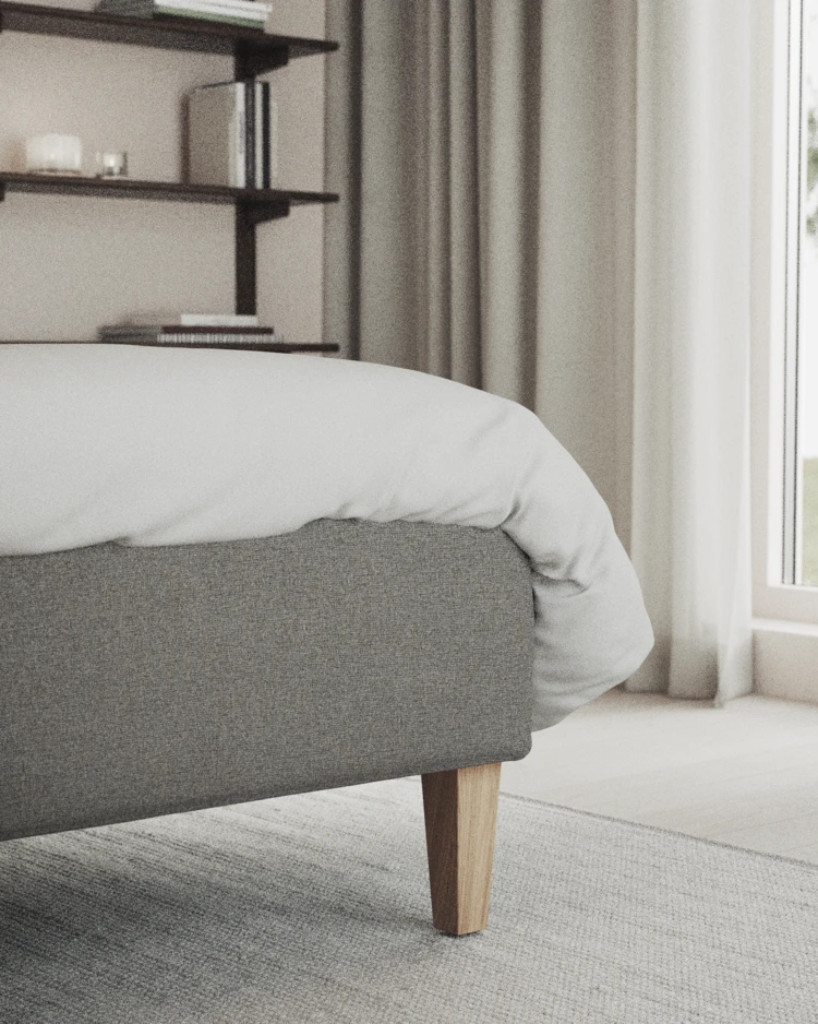 Delux Exclusive - Kontinentalsäng, enkelsäng 120 cm med bäddmadrass och sängben - inspiration