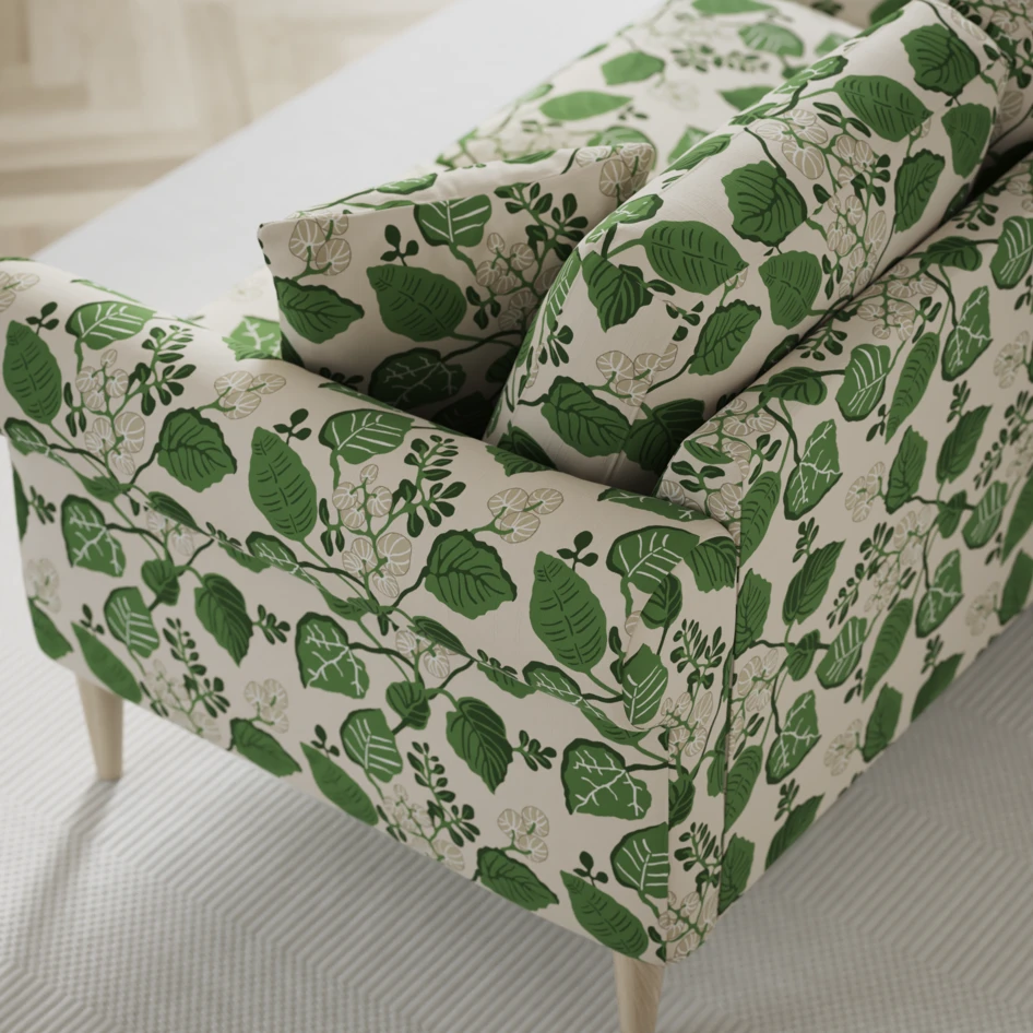 Eden - 3-sits soffa svängd - Flerfärgad