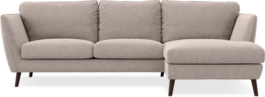 Madison Lux - 2-sits soffa med schäslong höger - Beige