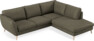Madison - 2-sits soffa med divan höger - Brun