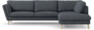 Madison Lux - 3-sits soffa med divan höger - Vit