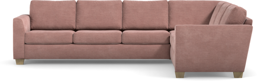 Friday - Hörnsoffa, 3+2-sits - Rosa