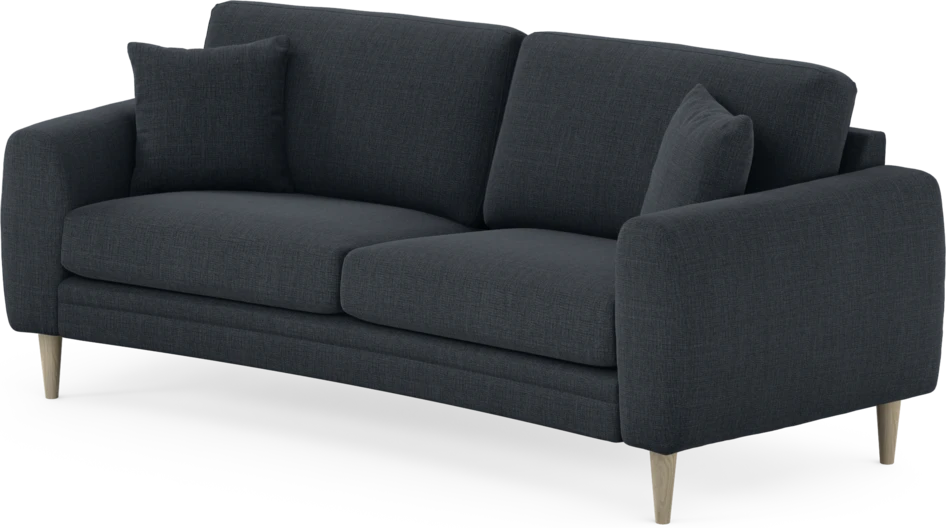 Eden - 2,5-sits soffa svängd - Blå